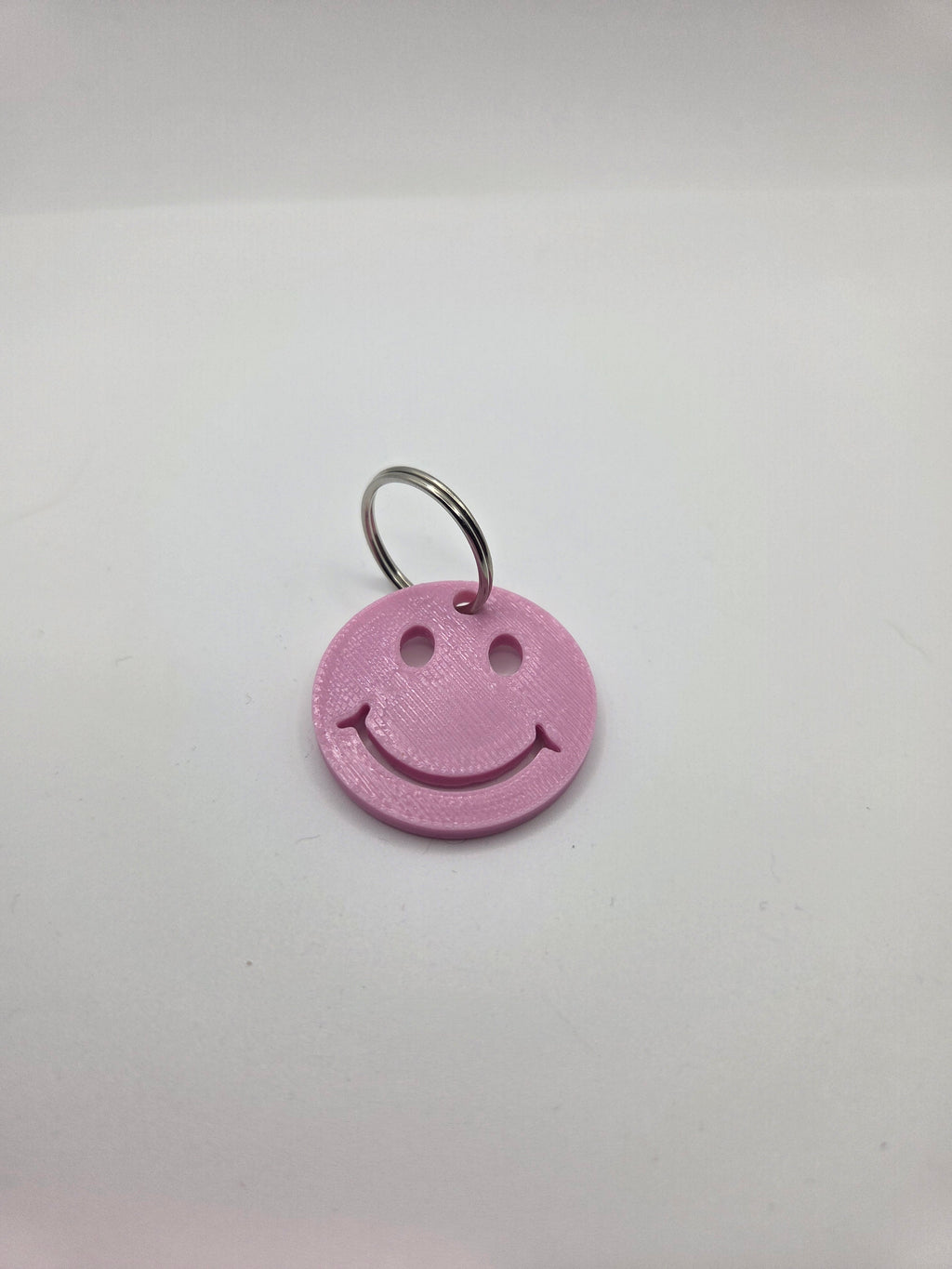 Smiley face keyring