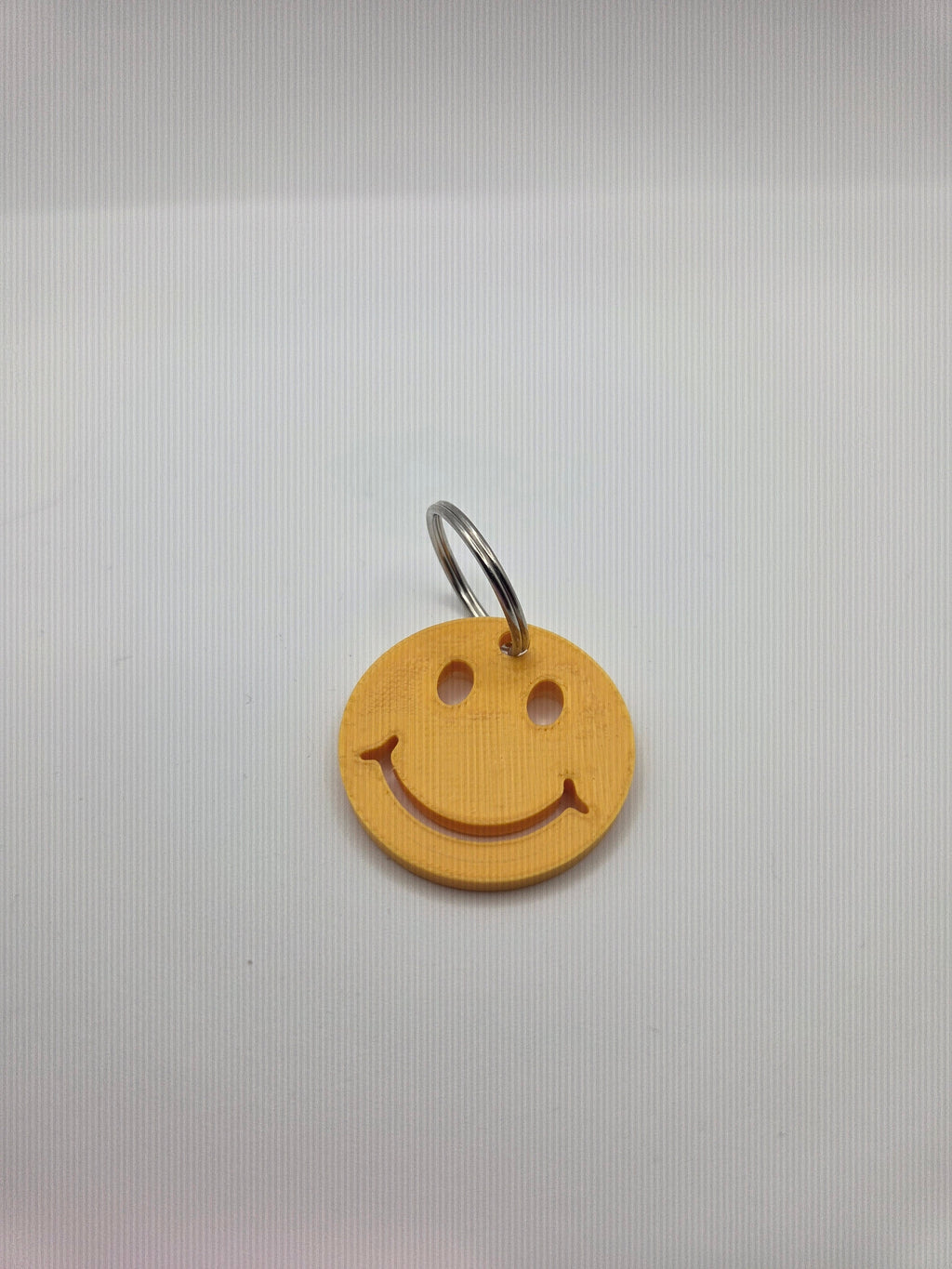 Smiley face keyring