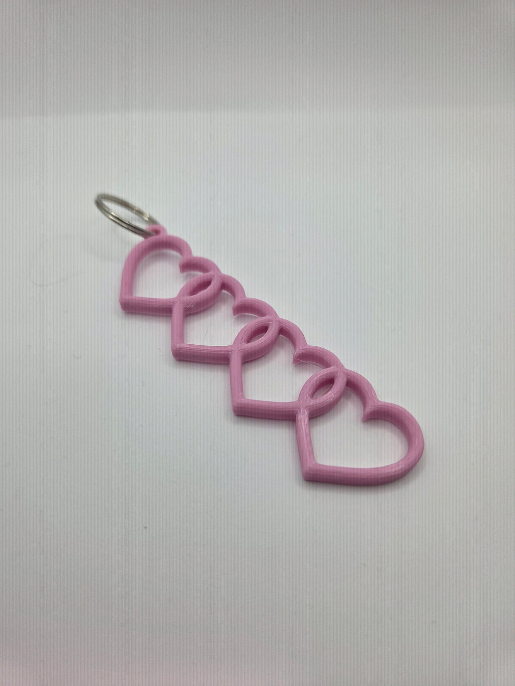 Quad Heart Keyring
