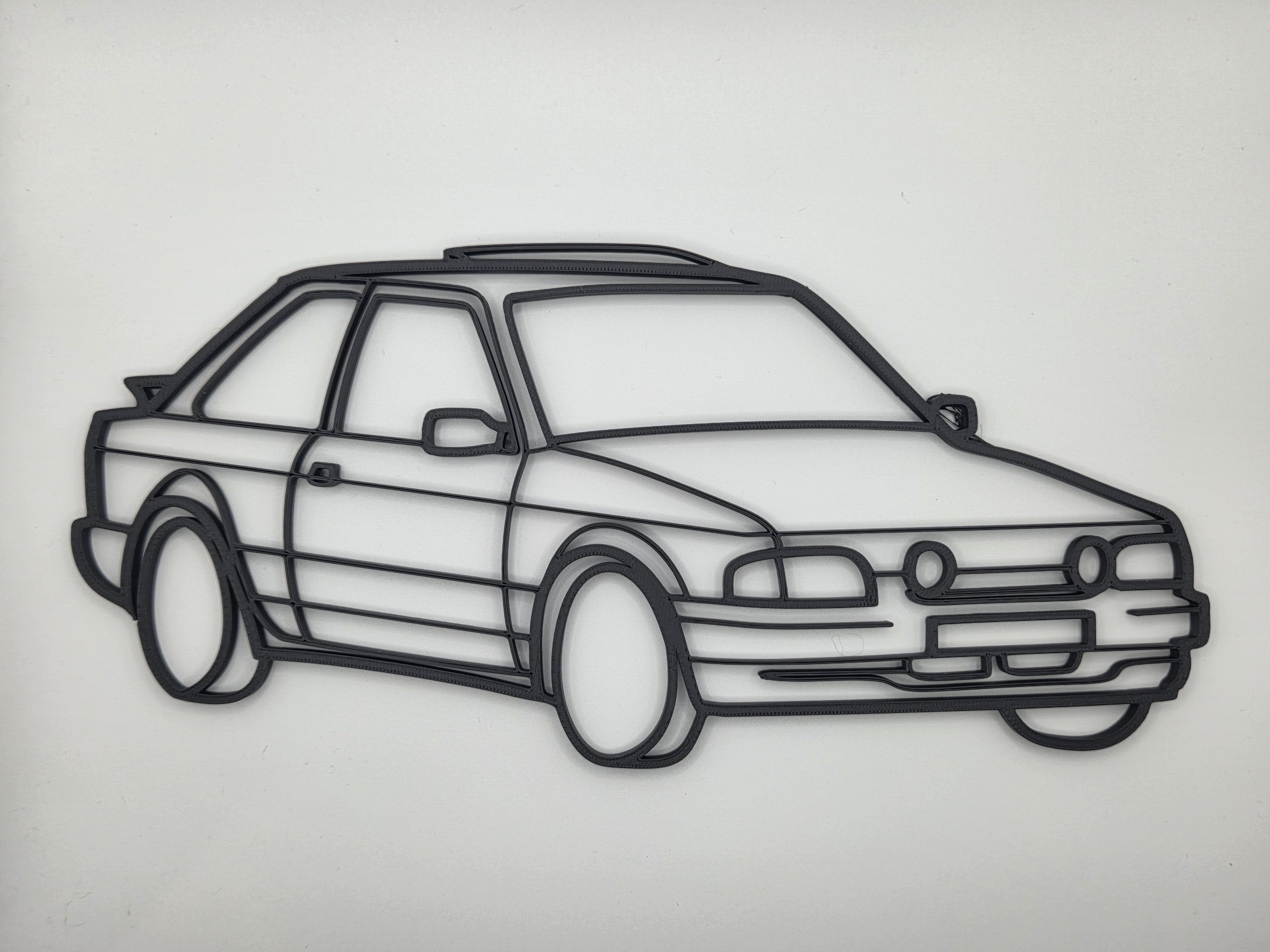 Wall art - Ford Escort XR3i